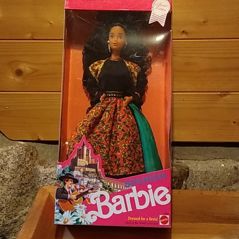 Spanish Barbie New in box unopened special edition dressed for Fiesta